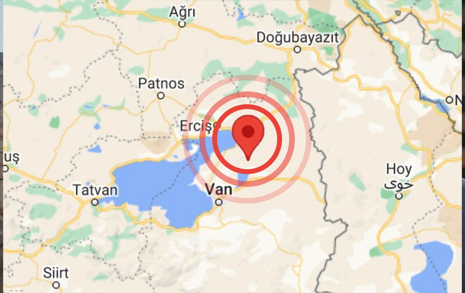 Van’da deprem meydana geldi