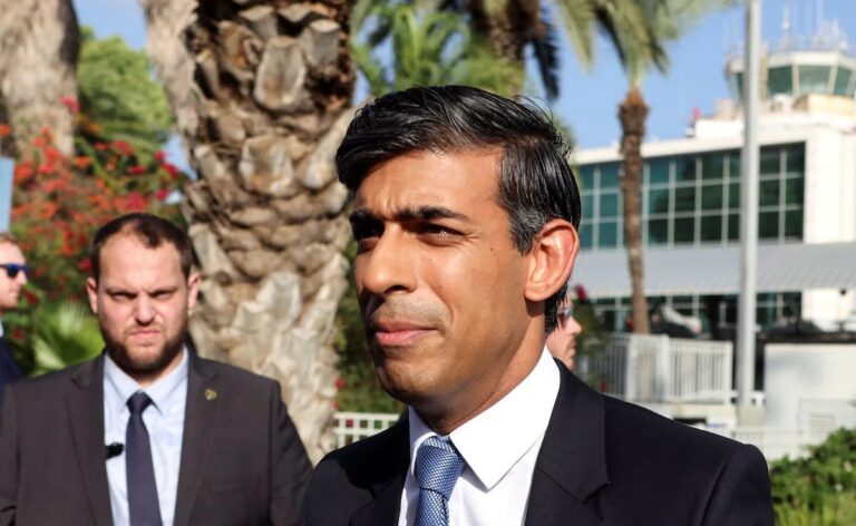 İngiltere Başbakanı Sunak İsrail'de