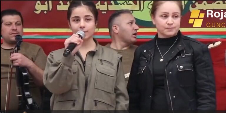 PKK’nin çocuk savaşçısına sosyal medyada tepki yağdı