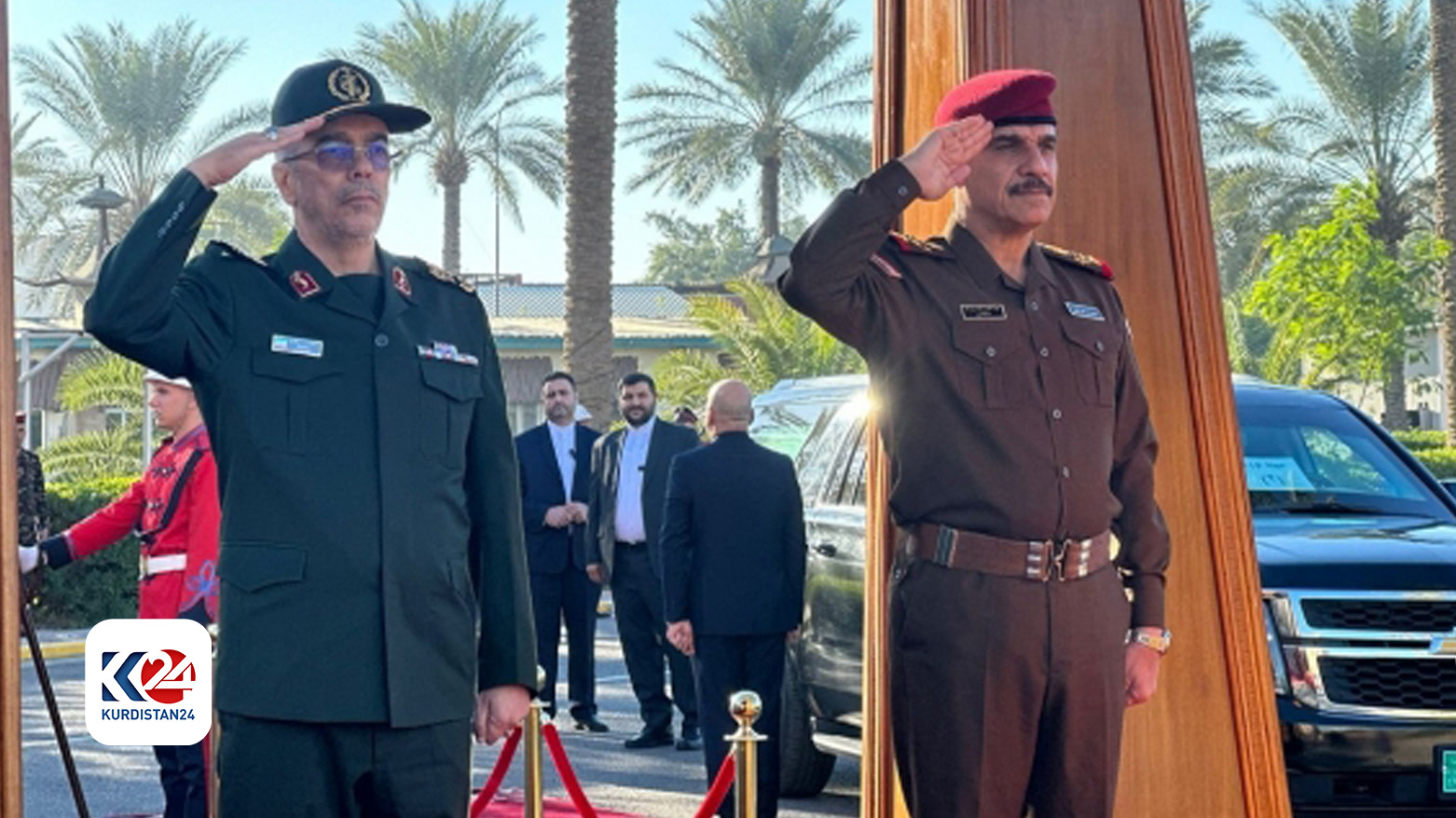 İran Genelkurmay Başkanı Irak'ta
