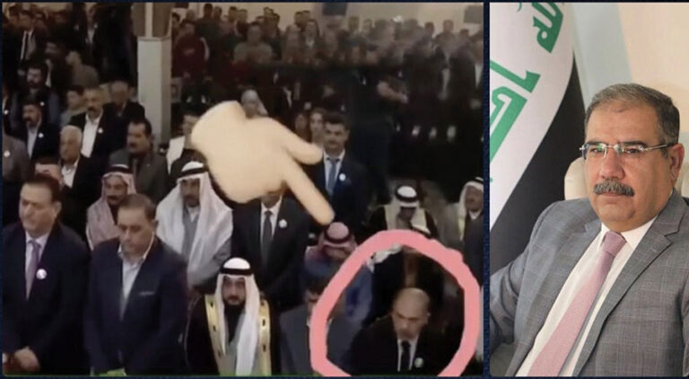 YNK’nin Ninova adayı Kürt Marşı Ey Raqip okunurken ayağı kalkmadı