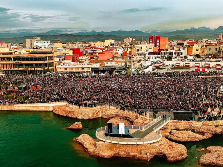 Zaho'da İran'ın Erbil saldırılarına karşı gösteri