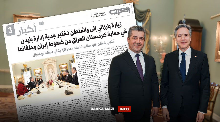 Al-Arab gazetesi: Başbakan Barzani’nin ABD’ye daveti yeni bir başlangıcın işareti