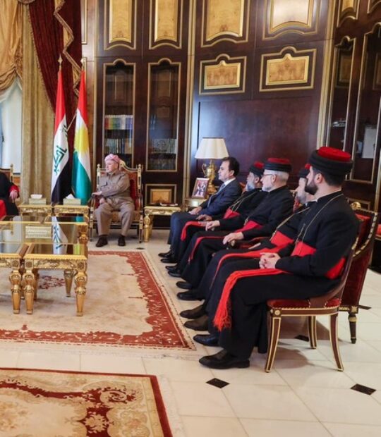 Başkan Barzani’den Hristiyan temsilcilere: Kürdistan’daki bileşenlerin seçimden mahrum bırakılmasını kabul etmedik