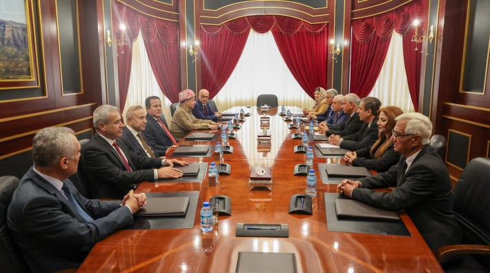Başkan Barzani Rojava heyetini kabul etti