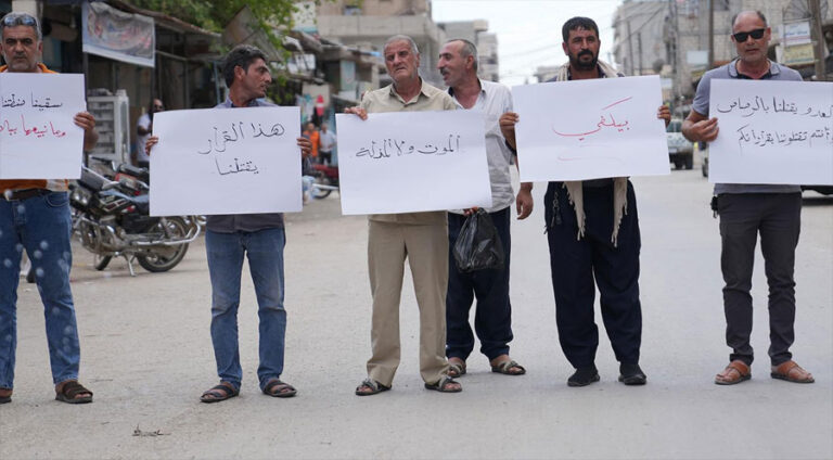Rojava: Çiftçilerin buğday fiyatı protestosu devam ediyor