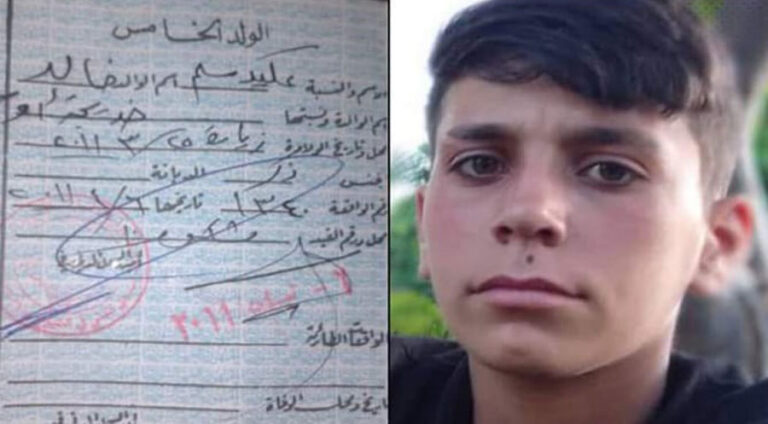 13 yaşındaki çocuk Ciwanen Şoreşger tarafından savaşçı yapılmak için kaçırıldı