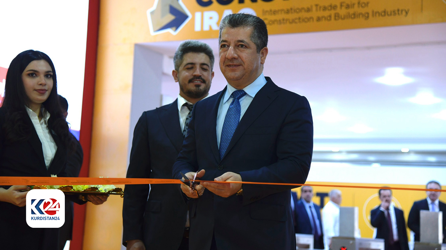 Başbakan Barzani, Erbil'de Uluslararası Sanayi ve İnşaat Fuarı’nı açtı