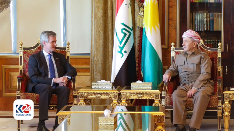 Almanya'nın Erbil Başkonsolosu, Başkan Barzani'yi seçimlerden dolayı tebrik etti
