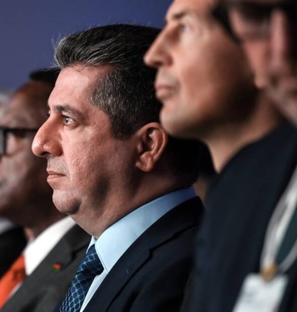 Mesrur Barzani, 55’inci Dünya Ekonomik Forum’una katılmak için Davos’ta