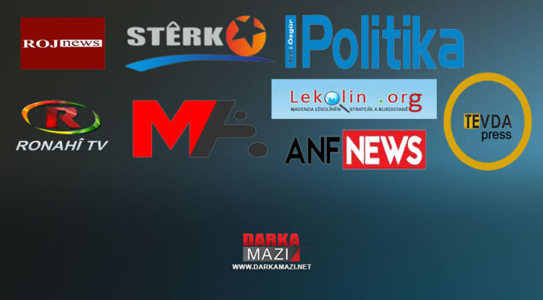 PKK medyası Başkan Barzani ve Mazlum Abdi görüşmesini nasıl verdi? Sterk TV, Yeni Yaşam Gazetesi, Yeni Özgür Gündem, Roj News, ANF,