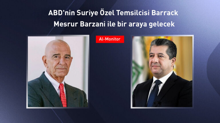 ABD'nin Suriye Özel Temsilcisi Barrack Erbil'e gelip Başbakan Barzani ile görüşecek