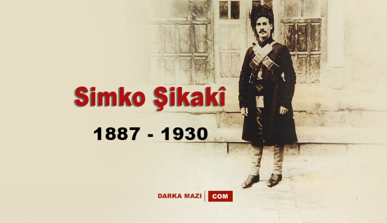 Kürt lider Sımko Şıkaki’nin şehit edilmesinin üzerinden 95 yıl geçti