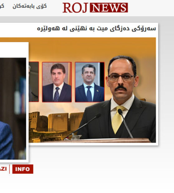 Roj News Kürdistan karşıtı ahlaksız haberlerine devam ediyor…