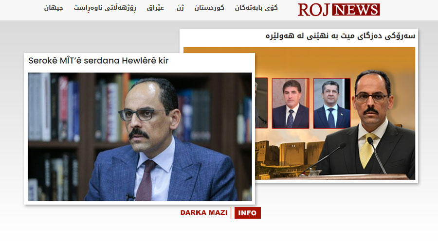 Roj News Kürdistan karşıtı ahlaksız haberlerine devam ediyor…