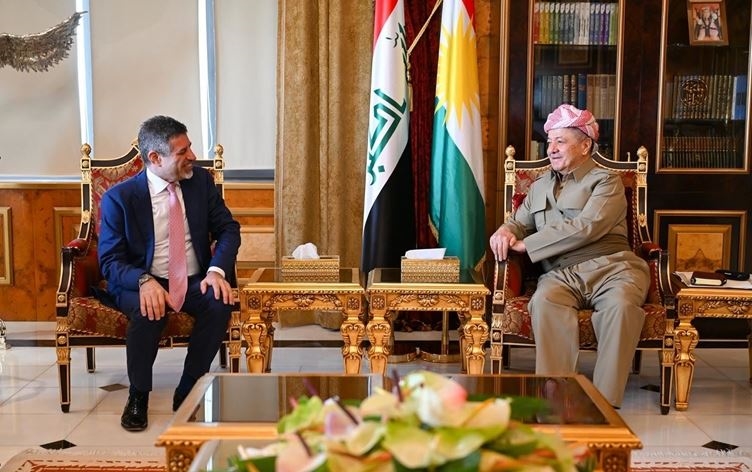Başkan Barzani ABD’nin Irak Büyükelçiliği Maslahatgüzarı Steven Fagin’i kabul etti.