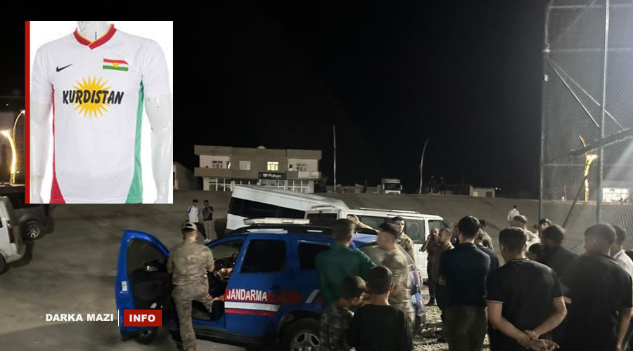 Şırnak'ta ‘Kürdistan’ yazılı forma giyen genç gözaltına alındı