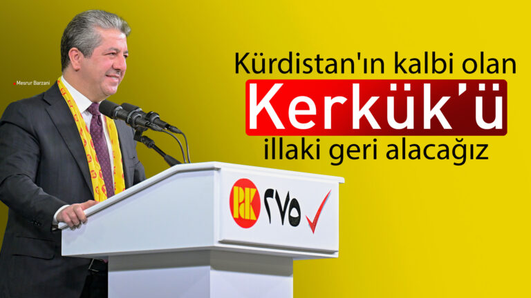 Mesrur Barzani: Kürdistan'ın hiçbir parçası işgalcilerin kontrolünde kalmamalı