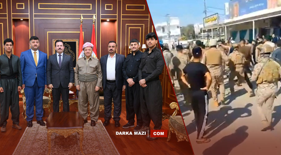 Başkan Barzani Tuzhurmatu’da Kürdistan Bayrağı taşıdıkları için darp edilen gençleri misafir etti..