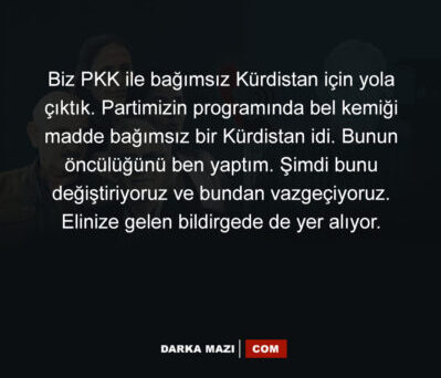 Abdullah Öcalan’ın PKK kadroları ile yaptığı Telekonferans Görüşmesi….