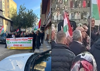 Kuzey Kürdistan: Polisler, PWK’nin Kürdistan Bayrak Günü Kutlamasına Müdahale Etti