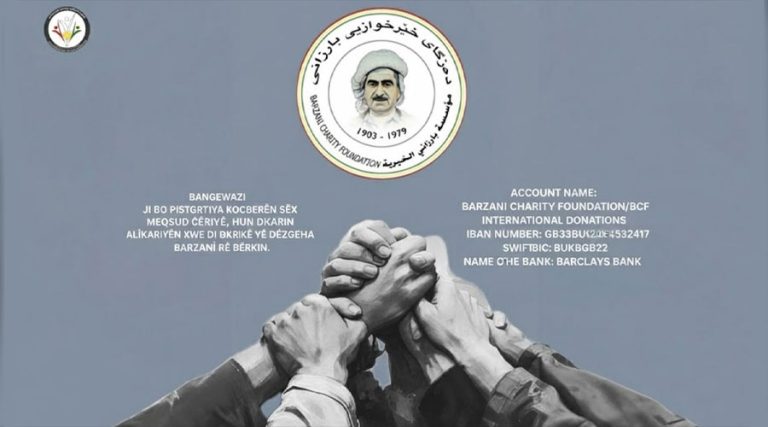 Barzani Yardım Vakfı’ndan Efrin seferberliği: 8 binden fazla sığınmacıya yardım eli