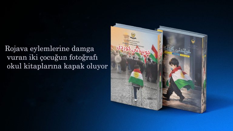 Eğitim Bakanlığı: Kürdistan sevgisini simgeleyen iki çocuğun fotoğrafı kitap kapağı olacak