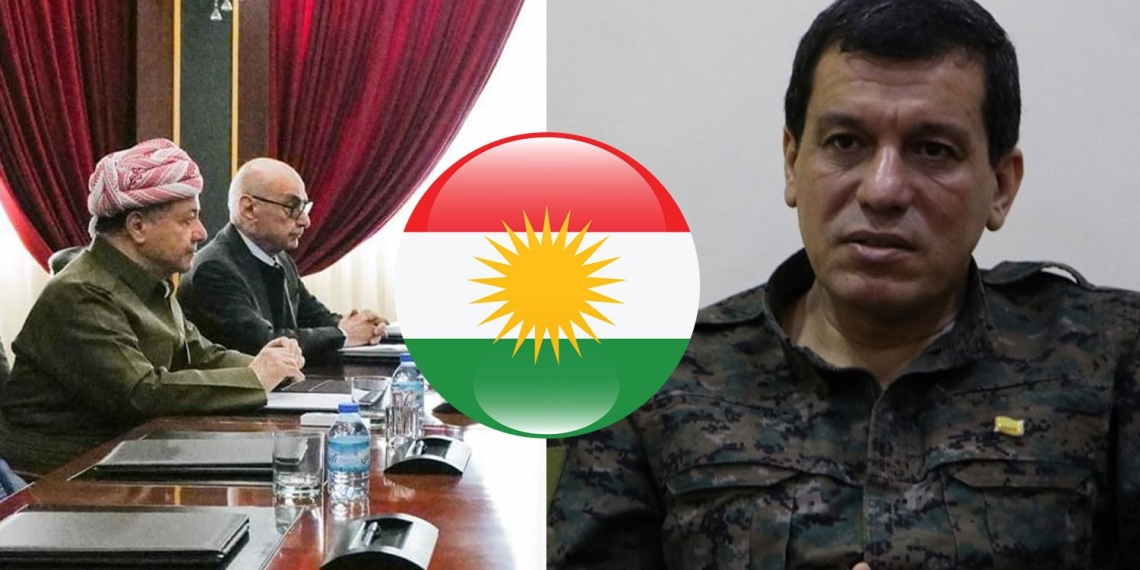 Mazlum Abdi'den Başkan Mesud Barzani ve Neçirvan Barzani'ye teşekkür