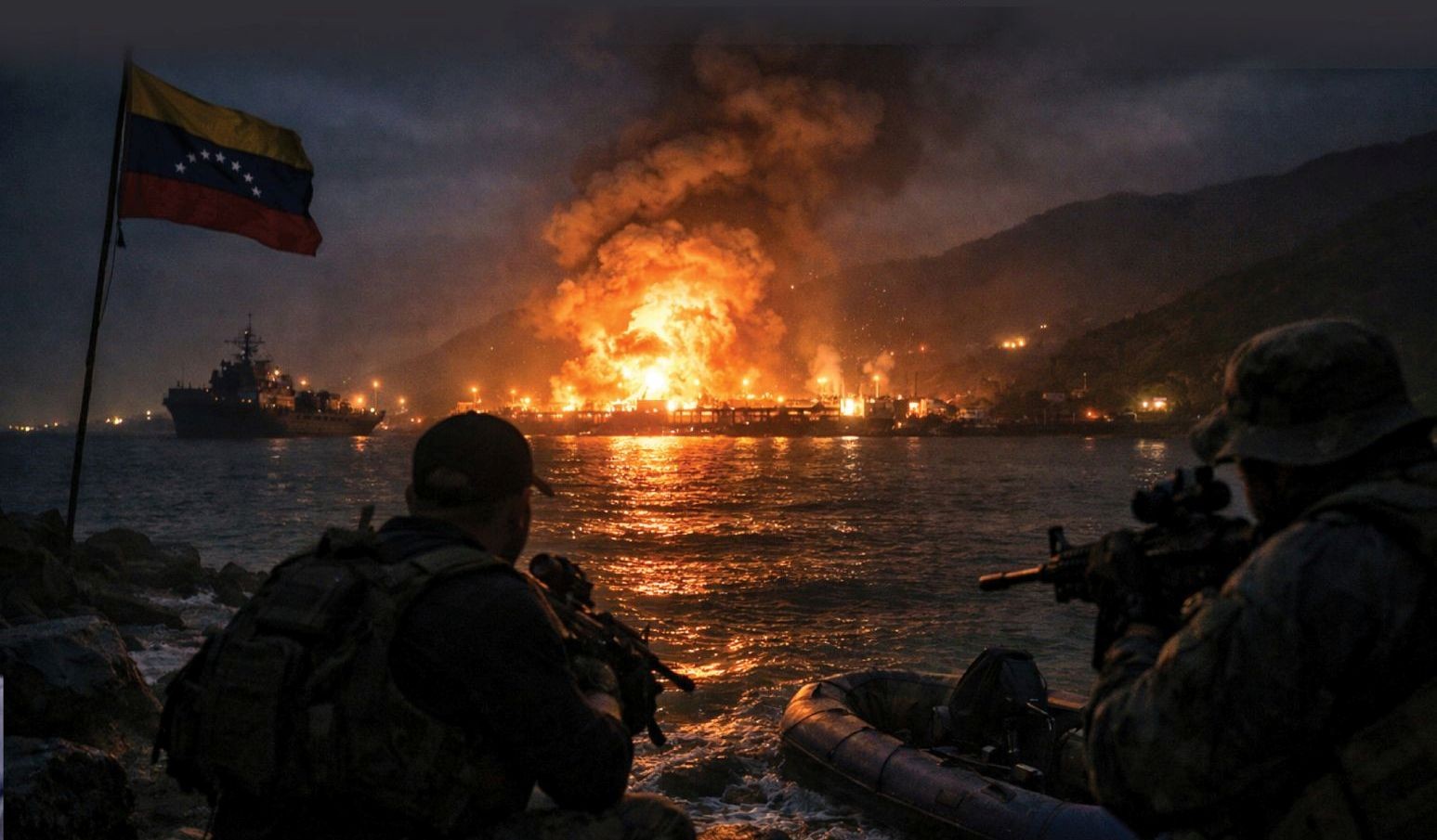 Venezuela'nın başkenti Caracas'ta patlama sesleri!