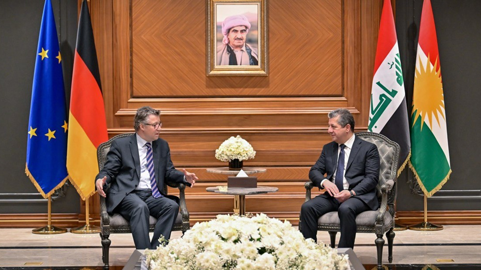 Başbakan Mesrur Barzani ile Alman heyeti Irak ve Suriye’deki IŞİD tehdidini görüştü