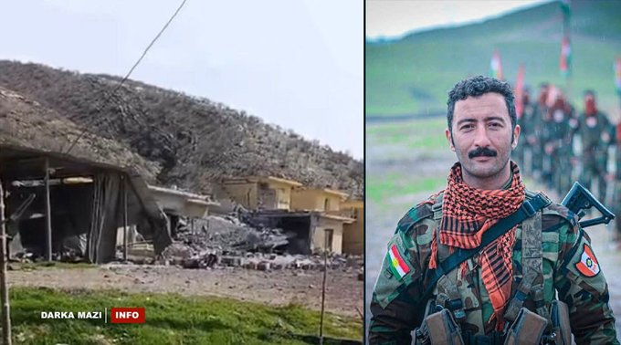 İran saldırılarında bir Peşmerge şehit düştü, 3 Peşmerge yaralandı