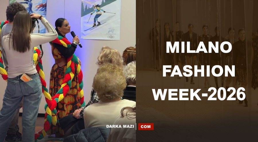 Milano Fashion Week 2026: Genç tasarımcı Kürdistan Güneşini saç örgüsü ile podyuma taşıdı
