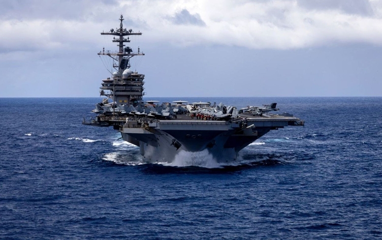 CENTCOM: USS Abraham Lincoln, USS Gerald Ford ve USS George H.W. Bush uçak gemileri şu an bölgede yan yana bulunuyor