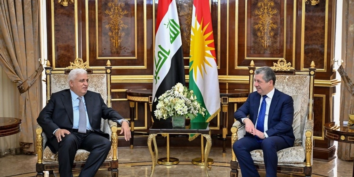 Başbakan Mesrur Barzani, Heşdi Şabi Lideri Feyyad ile görüştü
