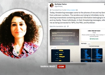 Araştırmacı Güllistan Yarkın ve ailesine PKK tehdidi…