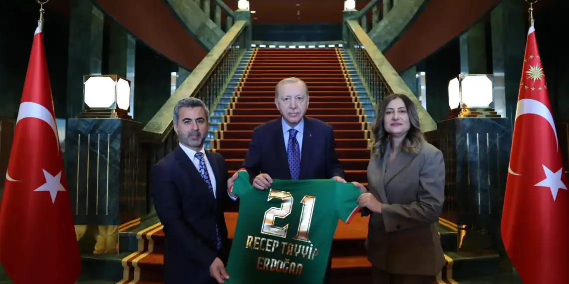 Amedspor yönetimi, Erdoğan ile bir araya geldi