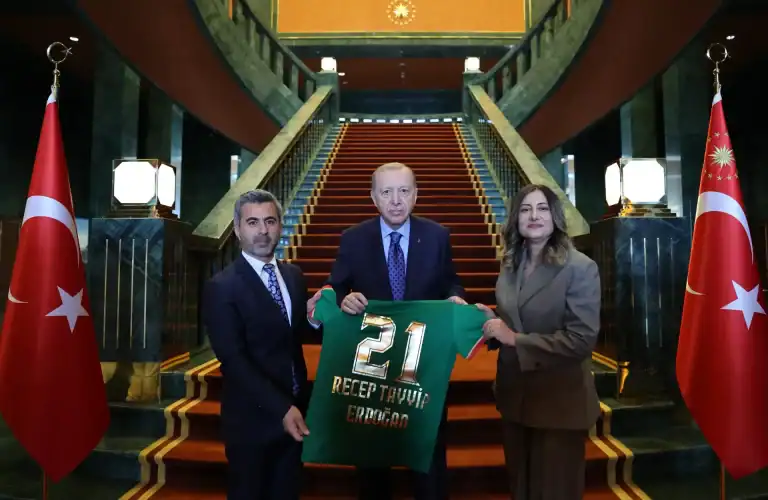 Amedspor yönetimi, Erdoğan ile bir araya geldi